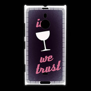 Coque Nokia Lumia 1520 In Wine We trust Rouge ZG