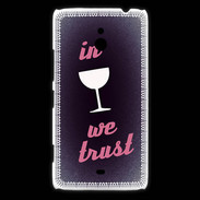 Coque Nokia Lumia 1320 In Wine We trust Rouge ZG