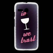 Coque Motorola G In Wine We trust Rouge ZG