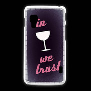 Coque LG L5 2 In Wine We trust Rouge ZG