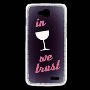 Coque LG L90 In Wine We trust Rouge ZG