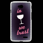 Coque LG L70 In Wine We trust Rouge ZG