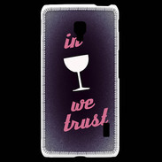 Coque LG F6 In Wine We trust Rouge ZG