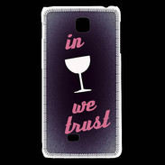 Coque LG F5 In Wine We trust Rouge ZG