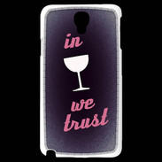 Coque Samsung Galaxy Note 3 Light In Wine We trust Rouge ZG