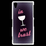 Coque Sony Xperia Z2 In Wine We trust Rouge ZG