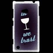 Coque Nokia Lumia 720 In Wine We trust Bleu ZG