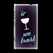 Coque Nokia Lumia 520 In Wine We trust Bleu ZG