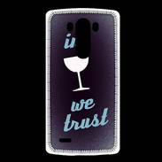 Coque LG G3 In Wine We trust Bleu ZG