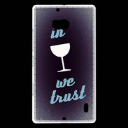 Coque Nokia Lumia 930 In Wine We trust Bleu ZG