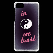 Coque Blackberry Z10 In Zen We trust Rouge ZG