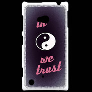Coque Nokia Lumia 720 In Zen We trust Rouge ZG