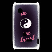 Coque Sony Xperia Typo In Zen We trust Rouge ZG