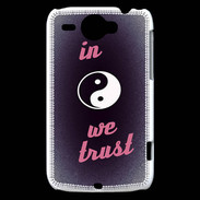 Coque HTC Wildfire G8 In Zen We trust Rouge ZG