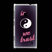 Coque Nokia Lumia 520 In Zen We trust Rouge ZG