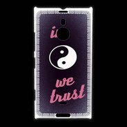 Coque Nokia Lumia 1520 In Zen We trust Rouge ZG