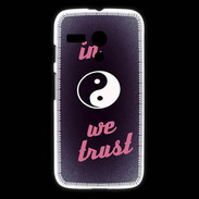 Coque Motorola G In Zen We trust Rouge ZG