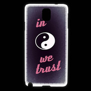 Coque Samsung Galaxy Note 3 In Zen We trust Rouge ZG