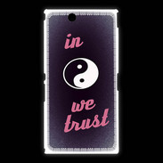 Coque Sony Xpéria Z Ultra In Zen We trust Rouge ZG