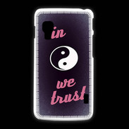Coque LG L5 2 In Zen We trust Rouge ZG