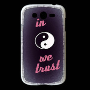 Coque Samsung Galaxy Grand In Zen We trust Rouge ZG
