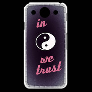 Coque LG G Pro In Zen We trust Rouge ZG