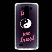 Coque LG G3 In Zen We trust Rouge ZG