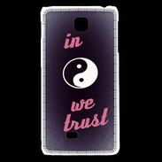 Coque LG F5 In Zen We trust Rouge ZG