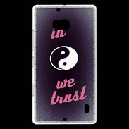 Coque Nokia Lumia 930 In Zen We trust Rouge ZG