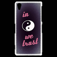 Coque Sony Xperia Z2 In Zen We trust Rouge ZG