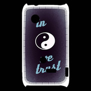 Coque Sony Xperia Typo In Zen We trust Bleu ZG