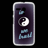 Coque Motorola G In Zen We trust Bleu ZG
