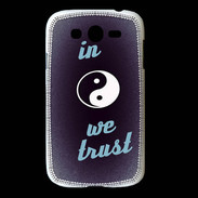 Coque Samsung Galaxy Grand In Zen We trust Bleu ZG