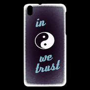 Coque HTC Desire 816 In Zen We trust Bleu ZG