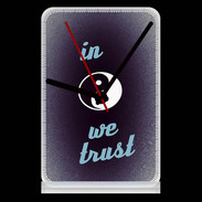 Pendule de bureau In Zen We trust Bleu ZG