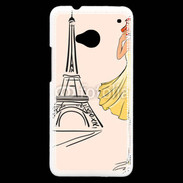 Coque HTC One Paris Vintage 1000