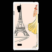 Coque LG Optimus L9 Paris Vintage 1000