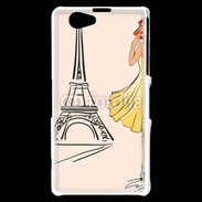 Coque Sony Xperia Z1 Compact Paris Vintage 1000