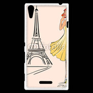 Coque Sony Xperia T3 Paris Vintage 1000