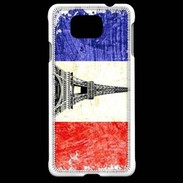 Coque Samsung Galaxy Alpha Drapeau français vintage 2