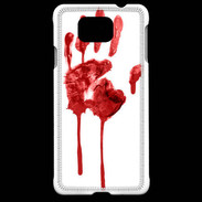 Coque Samsung Galaxy Alpha Trace de sang