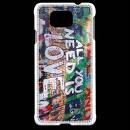 Coque Samsung Galaxy Alpha All you need is love 5