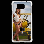 Coque Samsung Galaxy Alpha Avion sexy