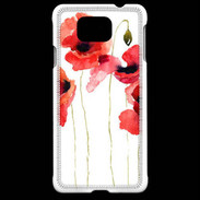 Coque Samsung Galaxy Alpha Dessin de coquelicot