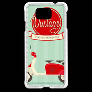 Coque Samsung Galaxy Alpha Scooter Vintage