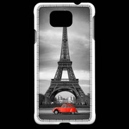 Coque Samsung Galaxy Alpha Vintage Tour Eiffel et 2 cv