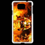 Coque Samsung Galaxy Alpha Pompiers Soldat du feu 2