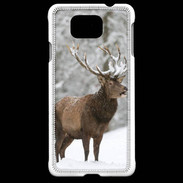 Coque Samsung Galaxy Alpha Cerf en hiver 50