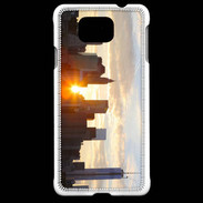 Coque Samsung Galaxy Alpha Couché de soleil sur Manhattan