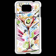 Coque Samsung Galaxy Alpha cocktail en dessin